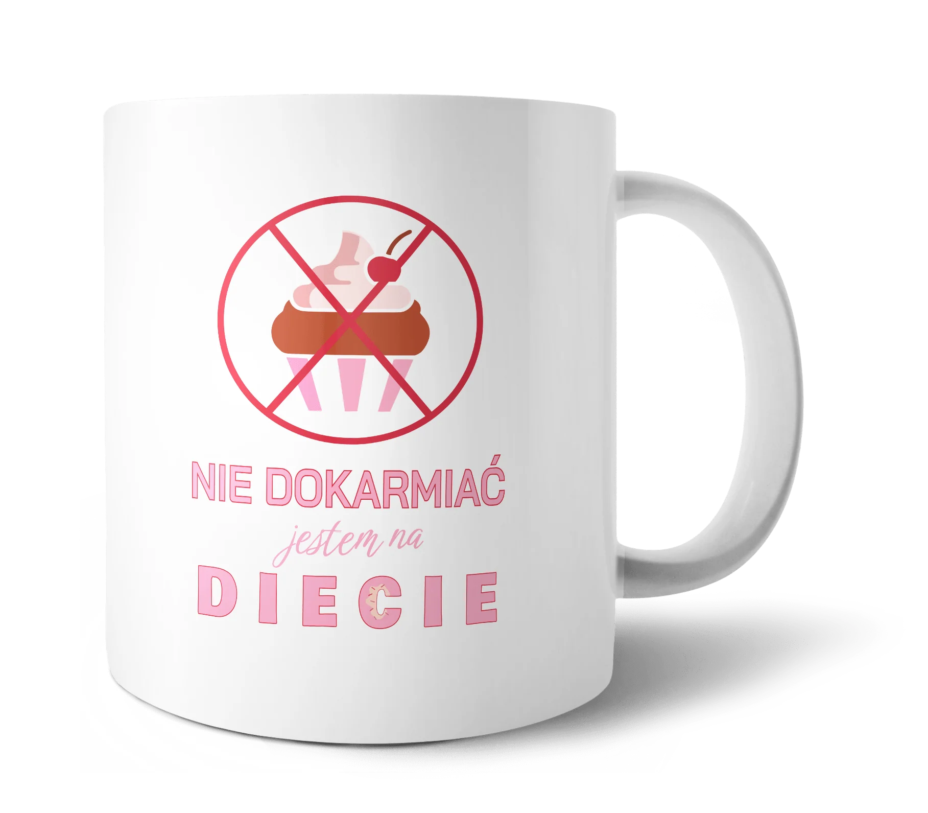 Kubek Nie Dokarmiać Jestem Na Diecie 330ml